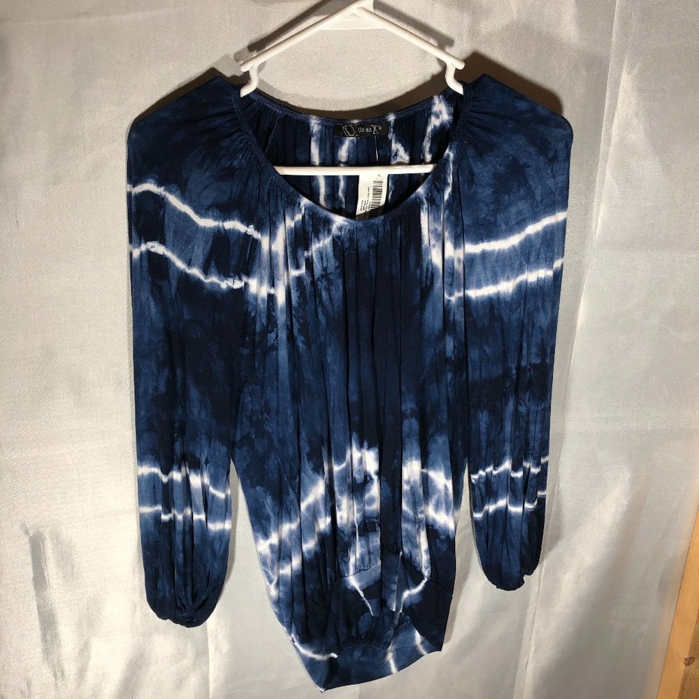 Urban X Women's Tie Dye Off Shoulder Blouse